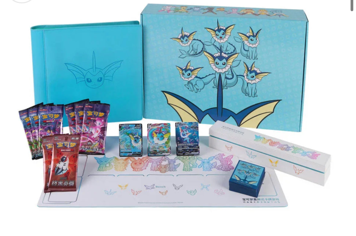 Pokemon Vaporeon Gift Box Display Card Box Sealed