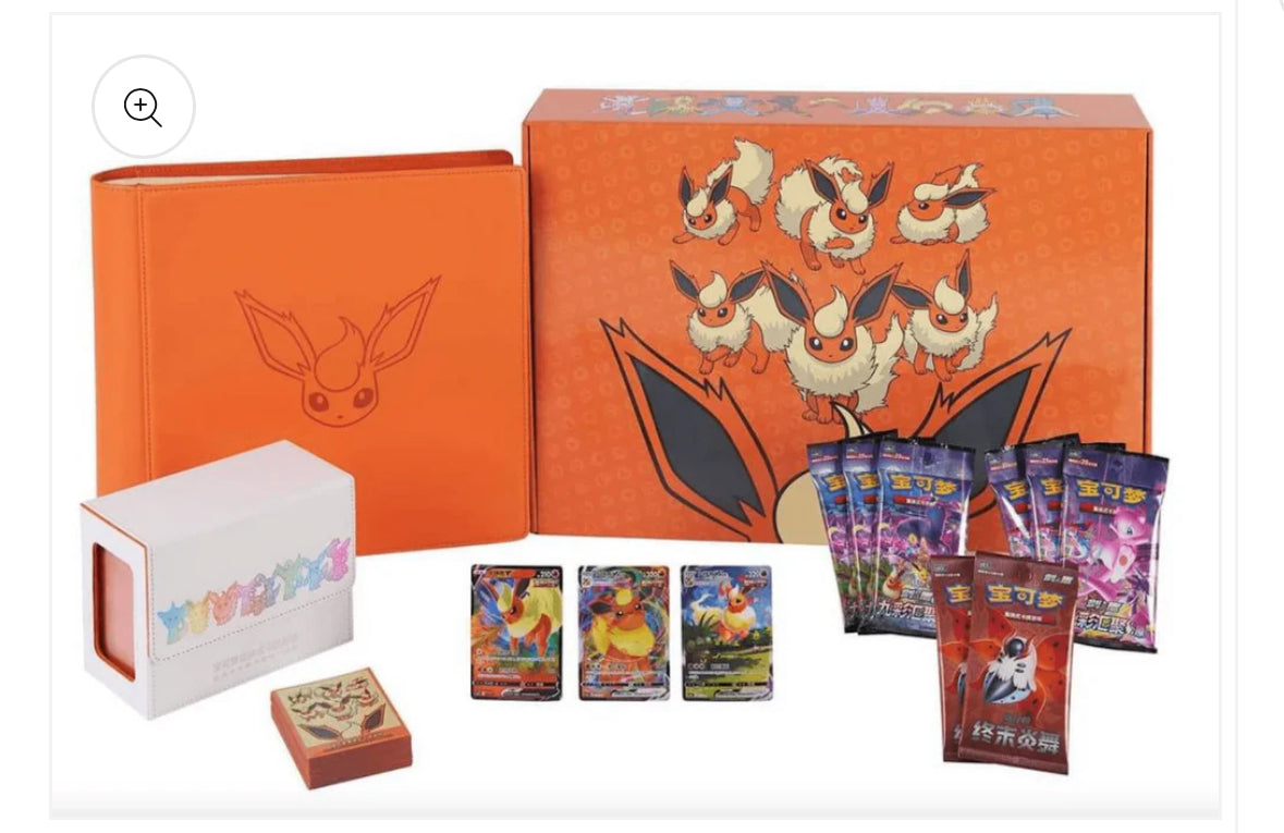 Pokemon Flareon Gift Box Display Card Box Sealed