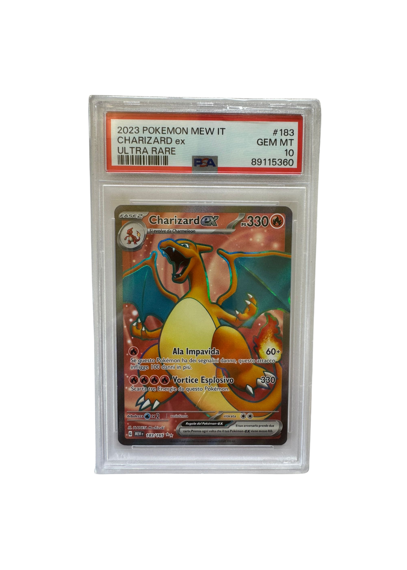 2023 Mew Charizard-Ex (IT) - PSA 10