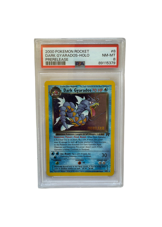 2000 Rocket Dark Gyarados-Holo (EN) - PSA 8