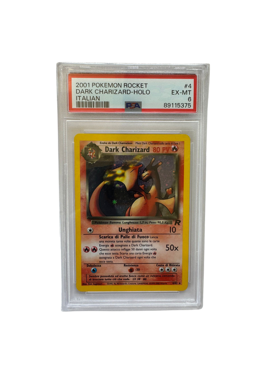 2001 Rocket Dark Charizard-Holo (IT) - PSA 6